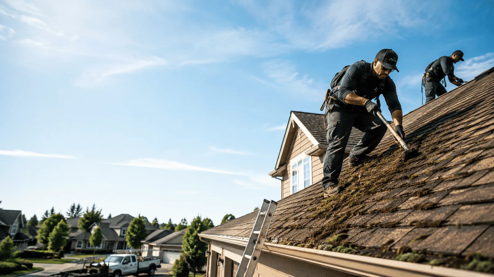 Roof Moss Removal in Lancaster, KS near me